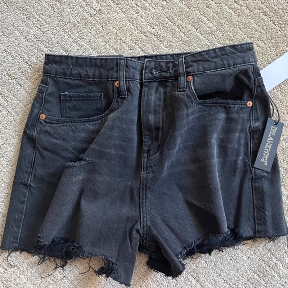 COPY - BLANKNYC The Reeve High Waist Denim Shorts In Living life, 26, NWT - Picture 4 of 5